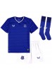 Everton Vitaliy Mykolenko #19 Jalkapallovaatteet Lasten Kotipeliasu 2025-26 Lyhythihainen (+ Lyhyet housut)
